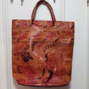 🛍️ leather tote